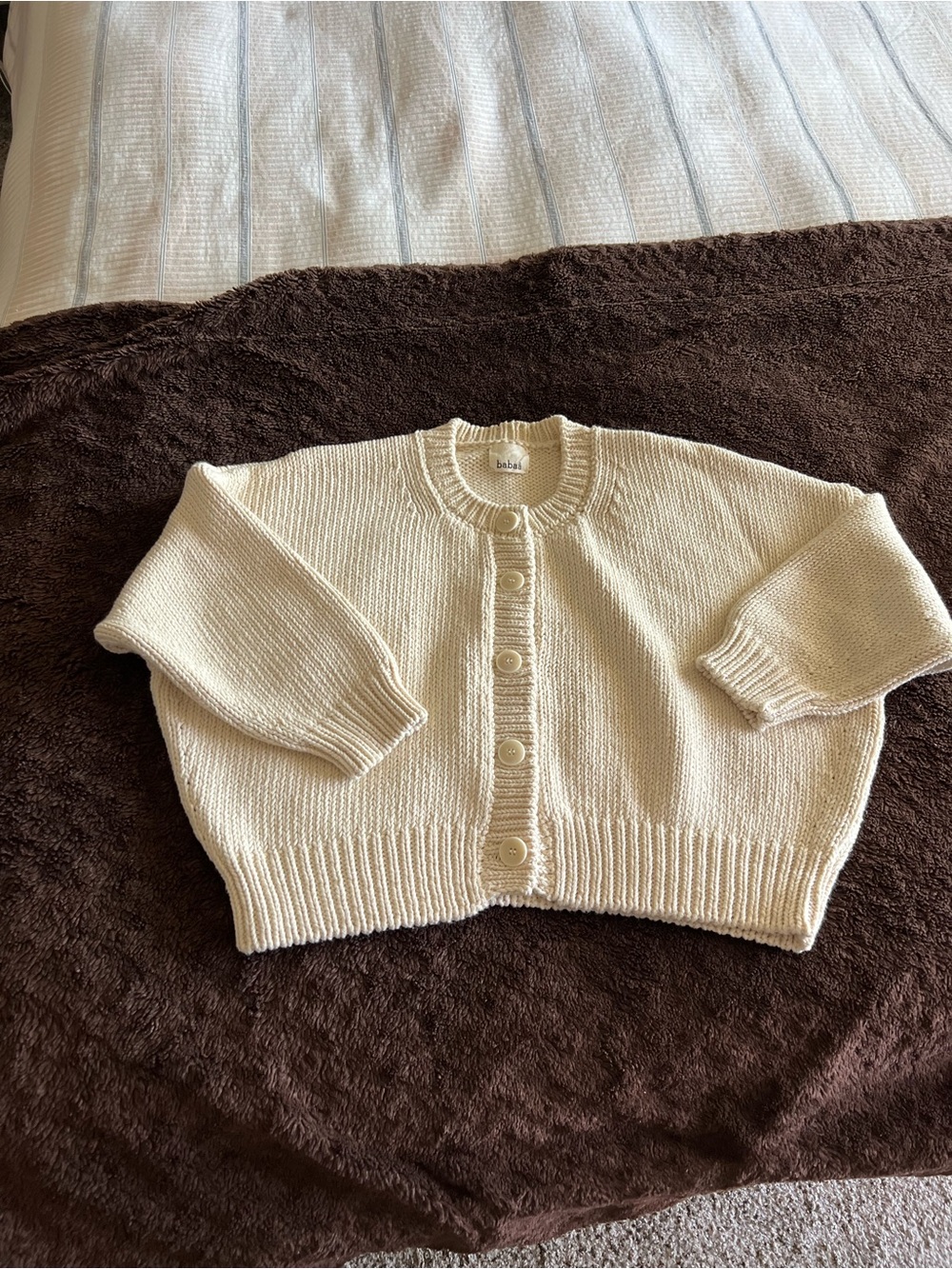Babaa Cardigan No 14 Natural